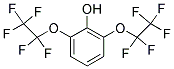 2,6-DI(1,1,2,2,2-PENTAFLUOROETHOXY)PHENOL Struktur