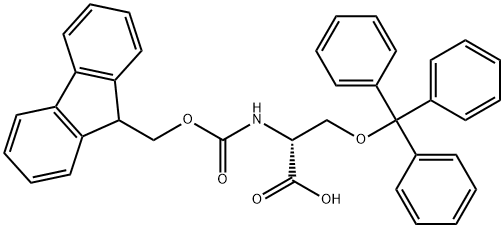 FMOC-D-SER(TRT)-OH Struktur