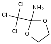 2-TRICHLOROMETHYL-[1,3]DIOXOLAN-2-YLAMINE Struktur