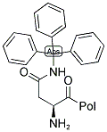 H-ASN(TRT)-2-CLTRT RESIN Struktur