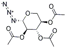 1-[3,4,5-TRI(ACETYLOXY)TETRAHYDRO-2H-PYRAN-2-YL]TRIAZA-1,2-DIEN-2-IUM Struktur