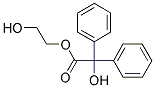 HYDROXY-DIPHENYL-ACETIC ACID 2-HYDROXY-ETHYL ESTER Struktur