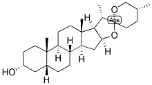 5-BETA, 20-ALPHA, 22-ALPHA, 25D-SPIROSTAN-3-ALPHA-OL Struktur