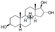 5-BETA-ANDROSTAN-3-BETA, 16-ALPHA, 17-BETA-TRIOL Struktur