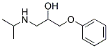 1-ISOPROPYLAMINO-3-PHENOXY-PROPAN-2-OL Struktur