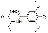 3-METHYL-2-[(3,4,5-TRIMETHOXYBENZOYL)AMINO]BUTANOIC ACID Struktur