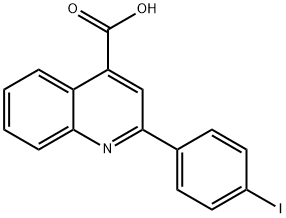 2-(4-IODO-PHENYL)-QUINOLINE-4-CARBOXYLIC ACID Struktur