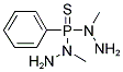 DI(1-METHYLHYDRAZINO)PHENYLPHOSPHINE SULFIDE Struktur