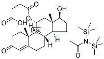 11-ALPHA-HYDROXYTESTOSTERONE 11-HEMISUCCINATE : BSA Struktur