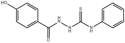 1-(4-HYDROXYBENZOYL)-4-PHENYL-3-THIOSEMICARBAZIDE Struktur