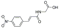 [[(2E)-3-(4-NITROPHENYL)PROP-2-ENOYL]AMINO]ACETIC ACID Struktur