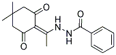 N'-[1-(4,4-DIMETHYL-2,6-DIOXOCYCLOHEXYLIDENE)ETHYL]BENZOHYDRAZIDE Struktur