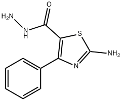 2-AMINO-4-PHENYL-1,3-THIAZOLE-5-CARBOHYDRAZIDE Struktur