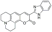 10-(1H-BENZIMIDAZOL-2-YL)-2,3,6,7-TETRAHYDRO-1H,5H,11H-[1] BENZOPYRANO[6,7,8-IJ]QUINOLIZIN-11-ONE Struktur