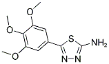 5-(3,4,5-TRIMETHOXY-PHENYL)-[1,3,4]THIADIAZOL-2-YLAMINE Struktur