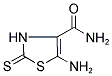 5-AMINO-2-THIOXO-2,3-DIHYDRO-1,3-THIAZOLE-4-CARBOXAMIDE Struktur