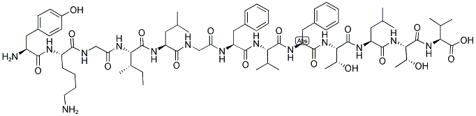 INFLUENZA VIRUS MATRIX PEPTIDE [TYR] (57-68) Struktur