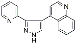 4-(3-PYRIDIN-2-YL-1H-PYRAZOL-4-YL)QUINOLINE Struktur