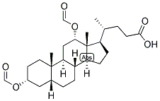 3-ALPHA,12-ALPHA-DIFORMYLOXYDESOXYCHOLIC ACID Struktur