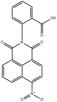 2-(6-NITRO-1,3-DIOXO-1H-BENZO[DE]ISOQUINOLIN-2(3H)-YL)BENZOIC ACID Struktur