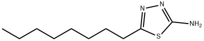 5-OCTYL-1,3,4-THIADIAZOL-2-AMINE Struktur