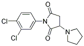 1'-(3,4-DICHLOROPHENYL)-1,3'-BIPYRROLIDINE-2',5'-DIONE Struktur