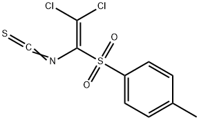 1-(2,2-DICHLORO-1-ISOTHIOCYANATO-ETHENESULFONYL)-4-METHYL-BENZENE Struktur