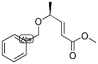 (S,E)-(-)-METHYL-4-(PHENYLMETHOXY)-PENT-2-ENOATE Struktur