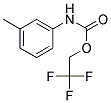 2,2,2-TRIFLUOROETHYL 3-METHYLPHENYLCARBAMATE Struktur