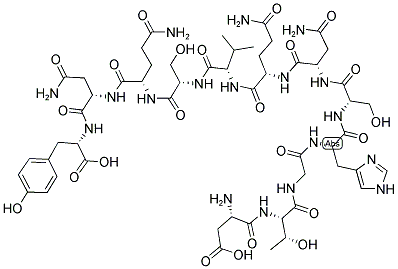 ASP-THR-GLY-HIS-SER-ASN-GLN-VAL-SER-GLN-ASN-TYR Struktur