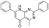 4-METHYL-2,7-DIPHENYLPYRIDO[2,3-D]PYRIMIDIN-5(8H)-ONE Struktur