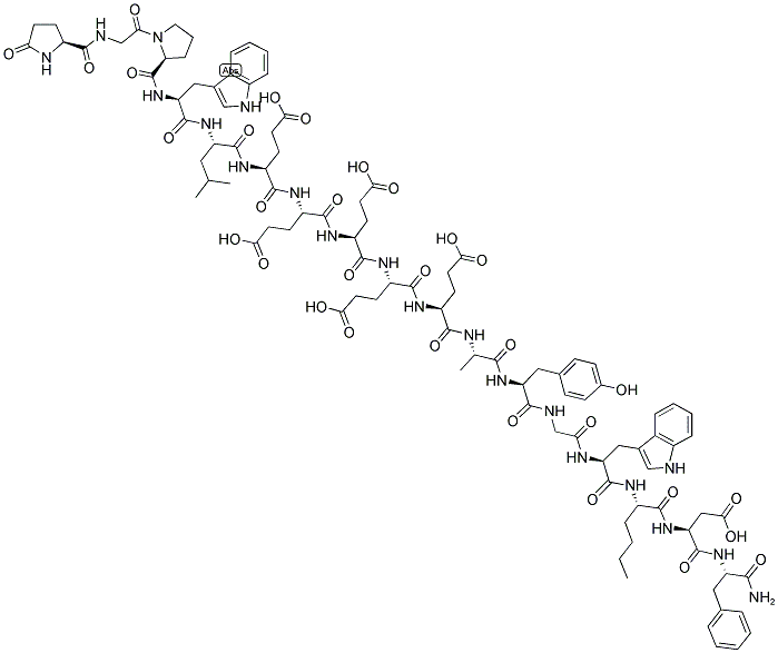 (15-NORLEUCINE) HUMAN GASTRIN I Struktur