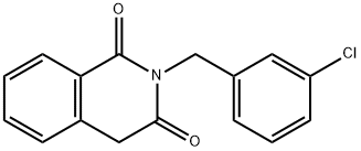 2-(3-CHLOROBENZYL)-1,3(2H,4H)-ISOQUINOLINEDIONE Struktur