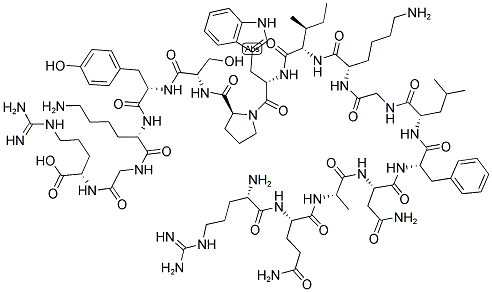 ARG-GLN-ALA-ASN-PHE-LEU-GLY-LYS-ILE-TRP-PRO-SER-TYR-LYS-GLY-ARG Struktur