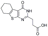 3-(4-OXO-3,4,5,6,7,8-HEXAHYDRO-BENZO[4,5]THIENO[2,3-D]PYRIMIDIN-2-YL)-PROPIONIC ACID Struktur