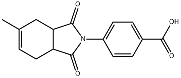 4-(5-METHYL-1,3-DIOXO-1,3,3A,4,7,7A-HEXAHYDRO-2H-ISOINDOL-2-YL)BENZOIC ACID Struktur