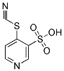 4-(CYANOSULFANYL)PYRIDINE-3-SULFONIC ACID Struktur