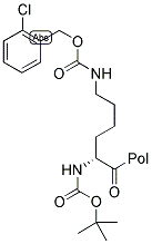 BOC-D-LYS(2-CL-Z)-PAM RESIN Struktur