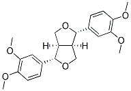 (1S,3AR,4S,6AR)-1,4-BIS(3,4-DIMETHOXYPHENYL)-HEXAHYDROFURO[3,4-C]FURAN Struktur