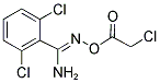 O1-(2-CHLOROACETYL)-2,6-DICHLORO-1-BENZENECARBOHYDROXIMAMIDE Struktur