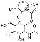 5-BROMO-4-CHLORO-3-INDOLYL 2-ACETAMIDO-2-DEOXY-A-D-GALACTOPYRANOSIDE Struktur