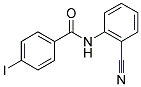 N-(2-CYANOPHENYL)-4-IODOBENZAMIDE Struktur