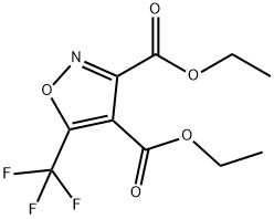 DIETHYL 5-(TRIFLUOROMETHYL)-3,4-ISOXAZOLEDICARBOXYLATE Struktur