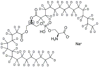 1,2-DIPALMITOYL-D62-SN-GLYCERO-3-[PHOSPHO-L-SERINE](SODIUM SALT) Struktur