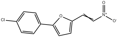 2-(4-CHLORO-PHENYL)-5-(2-NITRO-VINYL)-FURAN Struktur