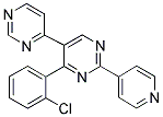 4-(2-CHLOROPHENYL)-2-(PYRIDIN-4-YL)-5-(PYRIMIDIN-4-YL)PYRIMIDINE Struktur