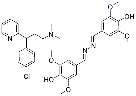 CHLORPHENIRAMINE TANNATE Struktur