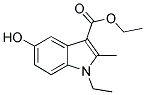 ETHYL 1-ETHYL-5-HYDROXY-2-METHYL-1H-INDOLE-3-CARBOXYLATE Struktur