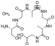L-SER-GLY-ALA-GLY-ALA-GLY H2O Struktur