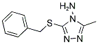 3-(BENZYLTHIO)-5-METHYL-4H-1,2,4-TRIAZOL-4-AMINE Struktur